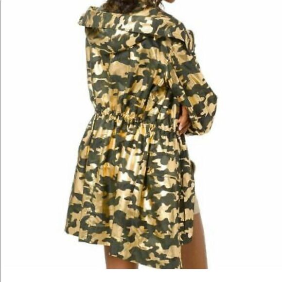 MICHAEL MICHAEL KORS Foil-print Camouflage Jacket NEW $350